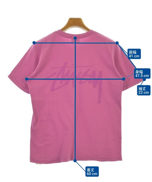 STUSSY（ステューシー）Tシャツ・カットソー ピンク サイズ:M メンズ/2200609419021