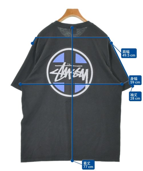 STUSSY（ステューシー）Tシャツ・カットソー 黒 サイズ:L メンズ/2200615559056