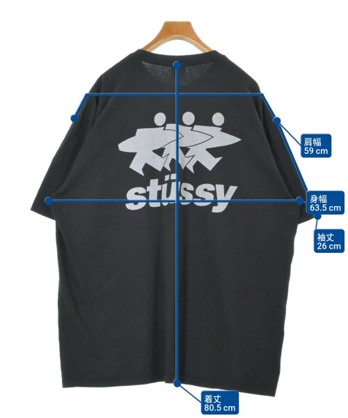 STUSSY（ステューシー）Tシャツ・カットソー 黒 サイズ:XXL メンズ/2200615559063