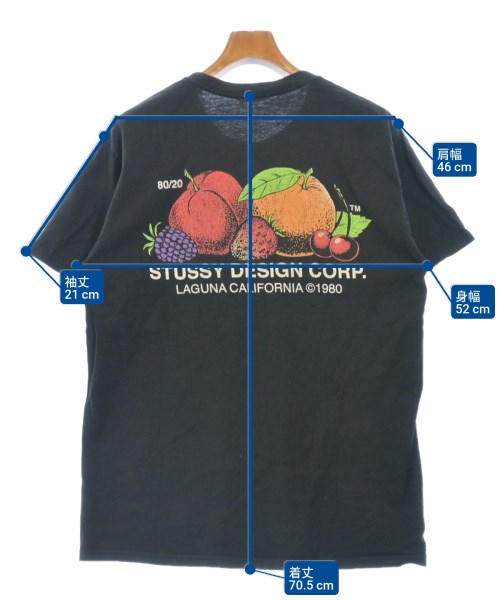 STUSSY（ステューシー）Tシャツ・カットソー 黒 サイズ:M メンズ/2200616407080