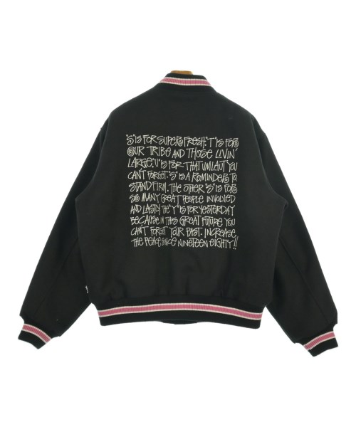 STUSSY（ステューシー）スタジャン 黒 サイズ:L メンズ/2200616631010