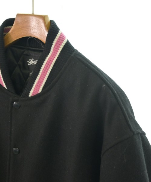 STUSSY（ステューシー）スタジャン 黒 サイズ:L メンズ/2200616631010