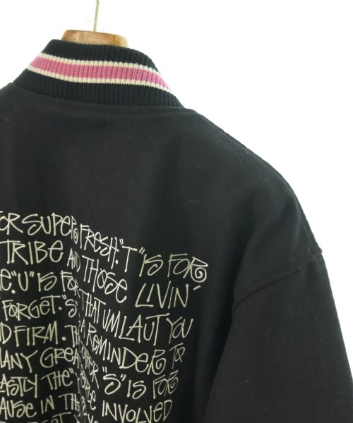 STUSSY（ステューシー）スタジャン 黒 サイズ:L メンズ/2200616631010