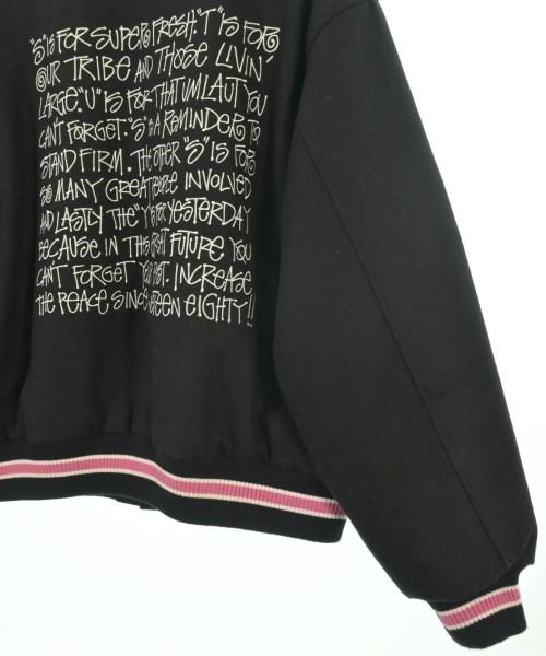 STUSSY（ステューシー）スタジャン 黒 サイズ:L メンズ/2200616631010