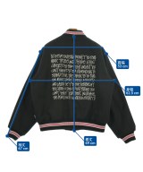 STUSSY（ステューシー）スタジャン 黒 サイズ:L メンズ/2200616631010