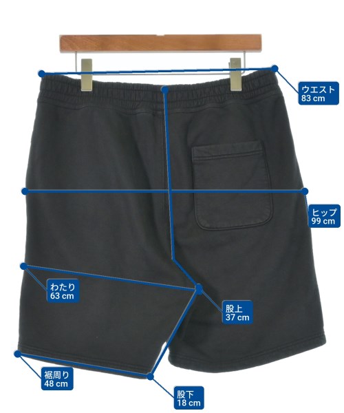 STUSSY（ステューシー）ショートパンツ 黒 サイズ:M メンズ/2200616816011