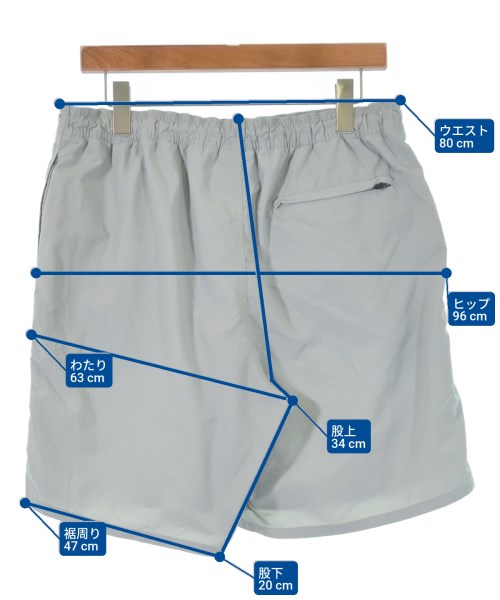 STUSSY（ステューシー）ショートパンツ グレー サイズ:M メンズ/2200617198055