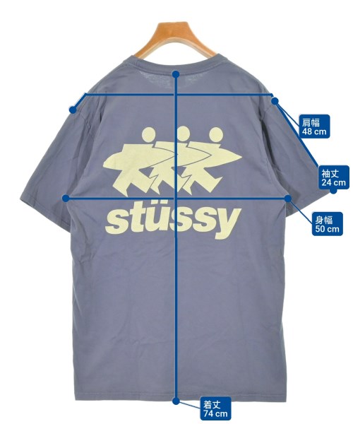 STUSSY（ステューシー）Tシャツ・カットソー グレー サイズ:M メンズ/2200619492045