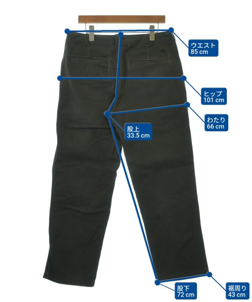 STUSSY（ステューシー）チノパン 黒 サイズ:32(L位) メンズ/2200619790103