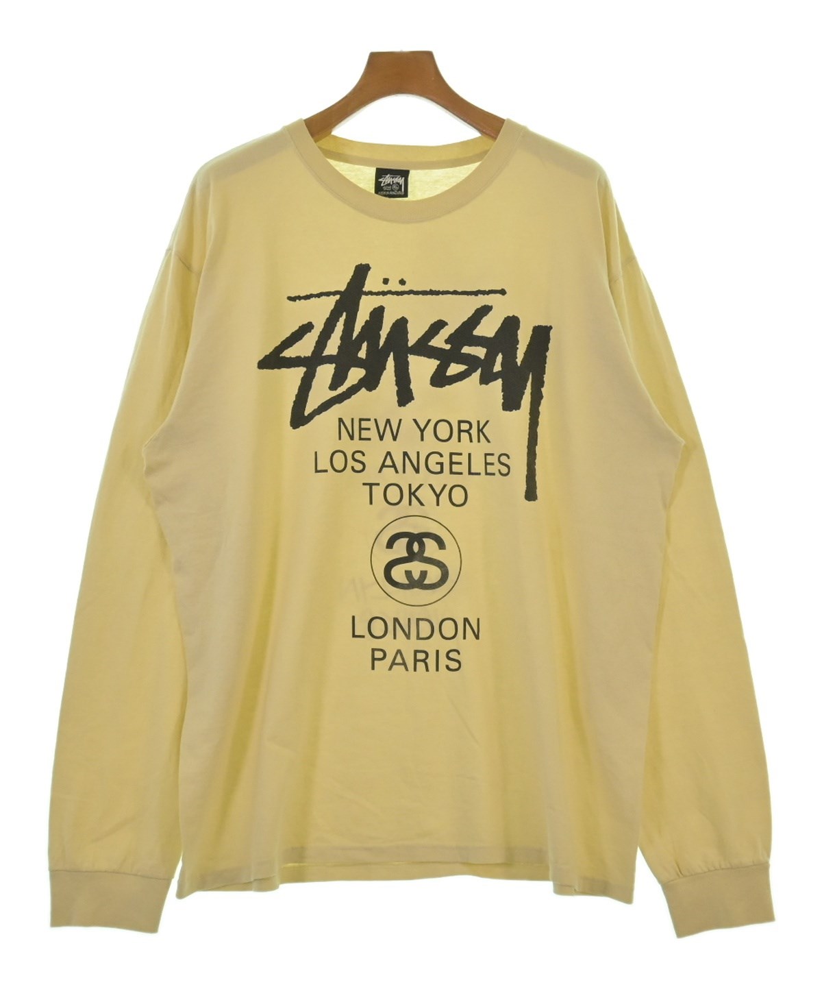 STUSSY（ステューシー）Tシャツ・カットソー ベージュ サイズ:XL