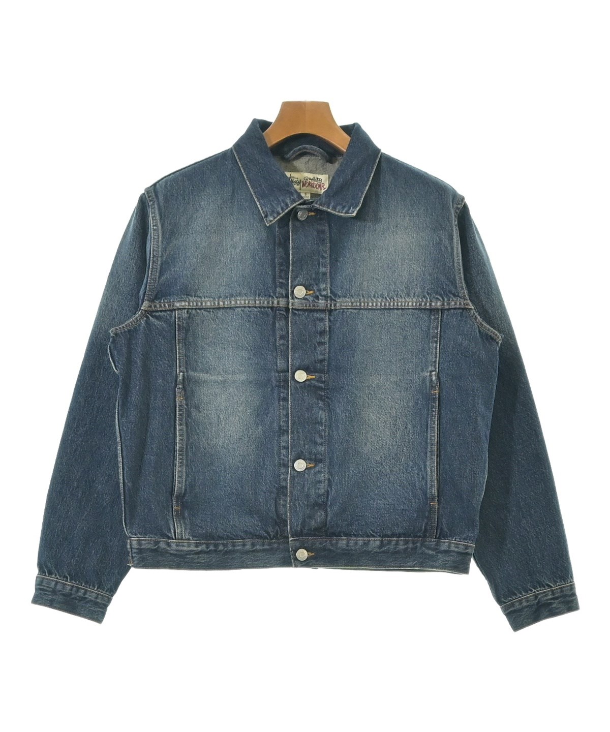 STUSSY（ステューシー）デニムジャケット 青 サイズ:S メンズ