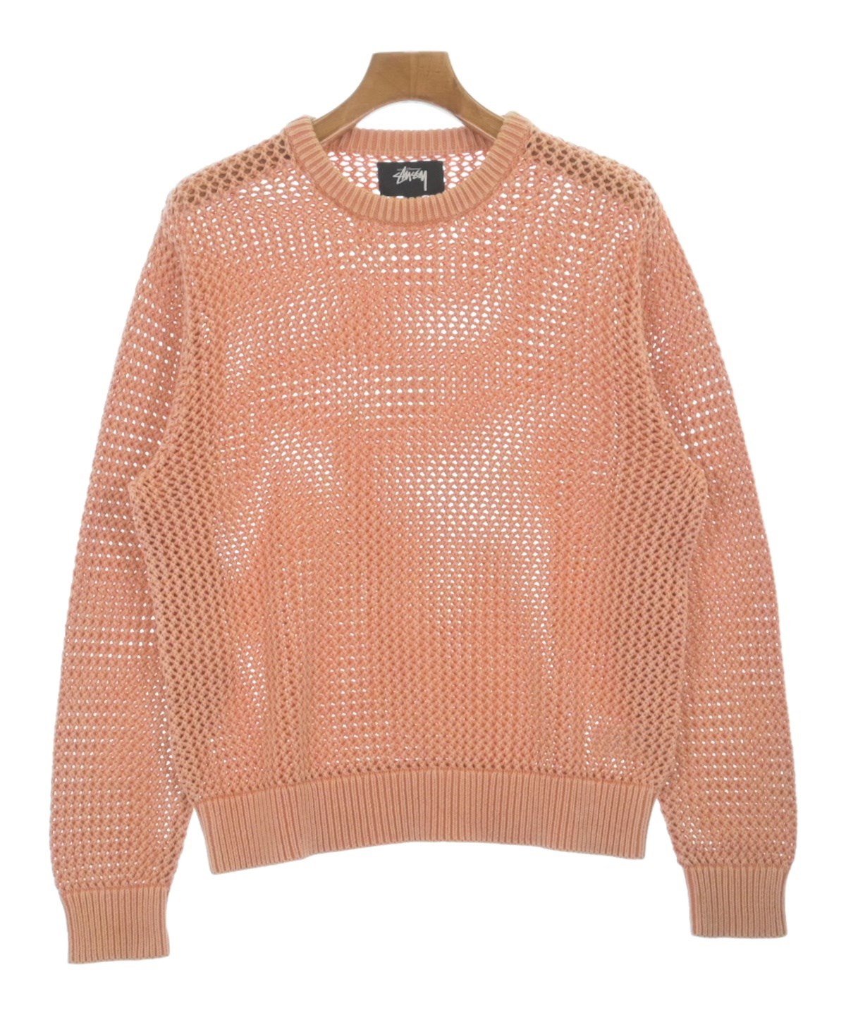 STUSSY（ステューシー）ニット・セーター オレンジ サイズ:S メンズ