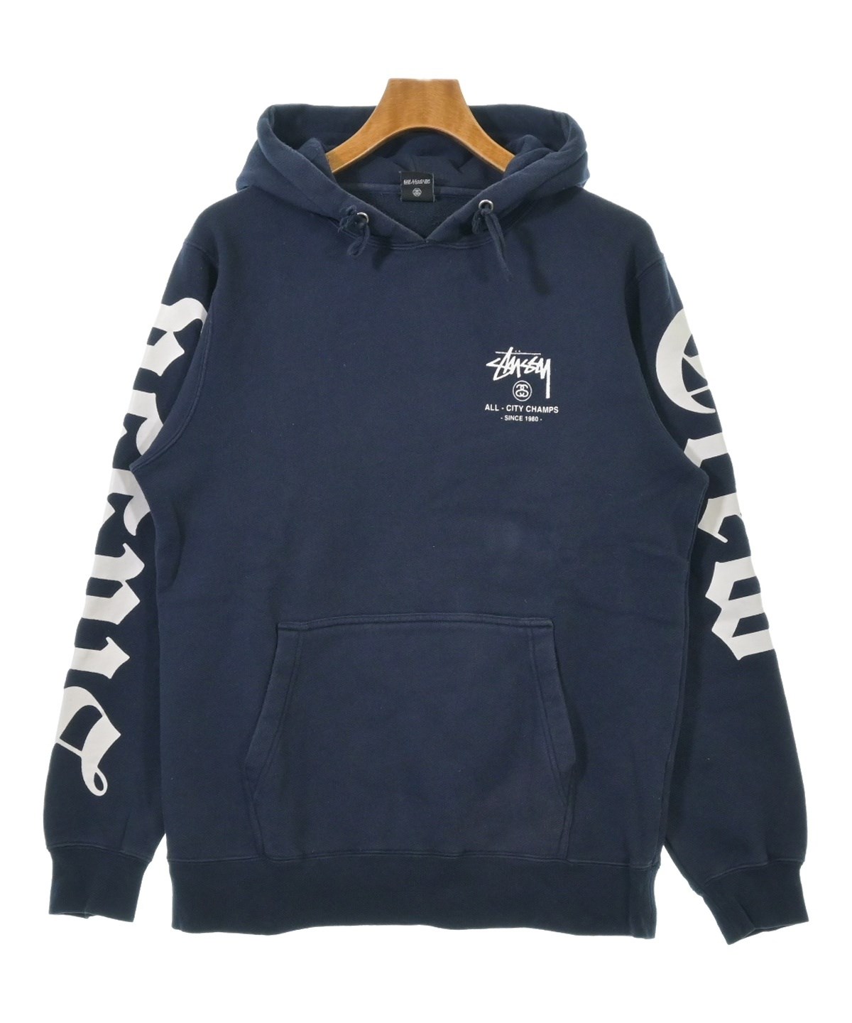 STUSSY（ステューシー）パーカー 紺 サイズ:M メンズ