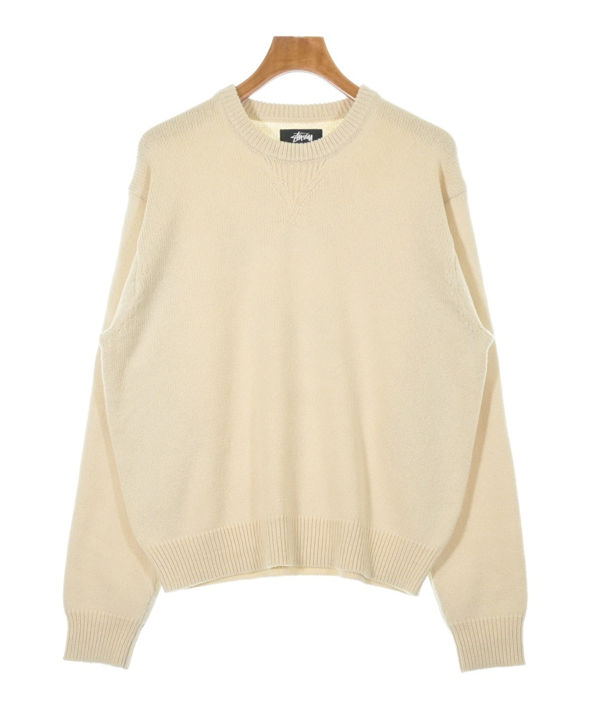 STUSSY（ステューシー）ニット・セーター 白 サイズ:M メンズ