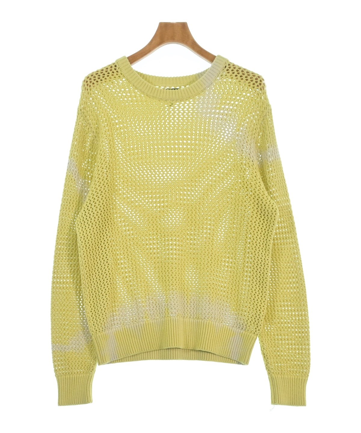STUSSY（ステューシー）ニット・セーター 黄 サイズ:M メンズ
