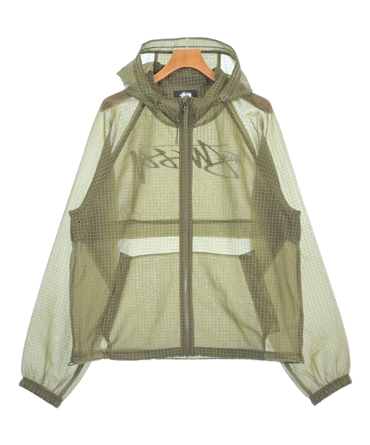 STUSSY（ステューシー）マウンテンパーカー カーキ サイズ:L メンズ