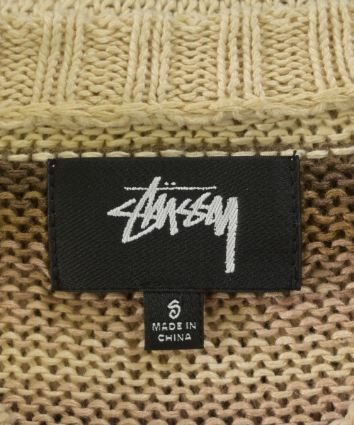 STUSSY（ステューシー）ニット・セーター ベージュ サイズ:S メンズ/2200572072094