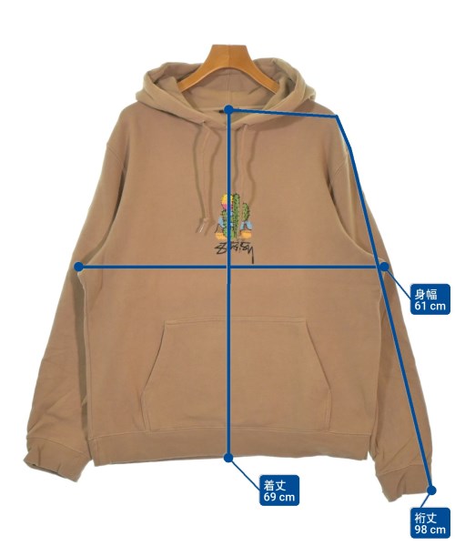 STUSSY（ステューシー）パーカー ベージュ サイズ:L メンズ/2200672614019