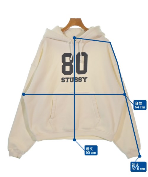 STUSSY（ステューシー）パーカー 白 サイズ:M メンズ/2200672657016