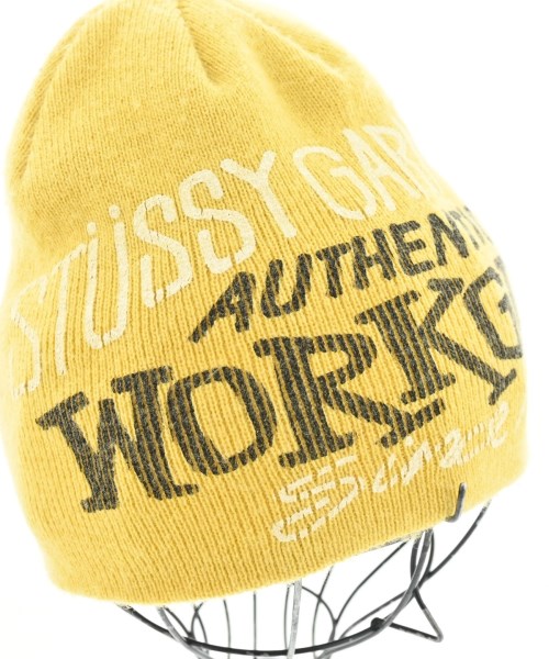 STUSSY（ステューシー）ニットキャップ・ビーニー 黄 サイズ:- メンズ/2200673160058