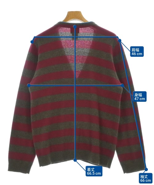 STUSSY（ステューシー）カーディガン 茶 サイズ:M メンズ/2200666786081