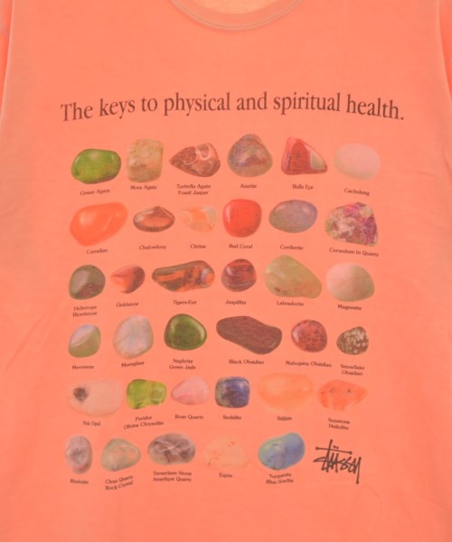 STUSSY（ステューシー）Tシャツ・カットソー オレンジ サイズ:M メンズ/2200674273023