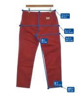 STUSSY（ステューシー）チノパン 赤 サイズ:34(XL位) メンズ/2200671318024