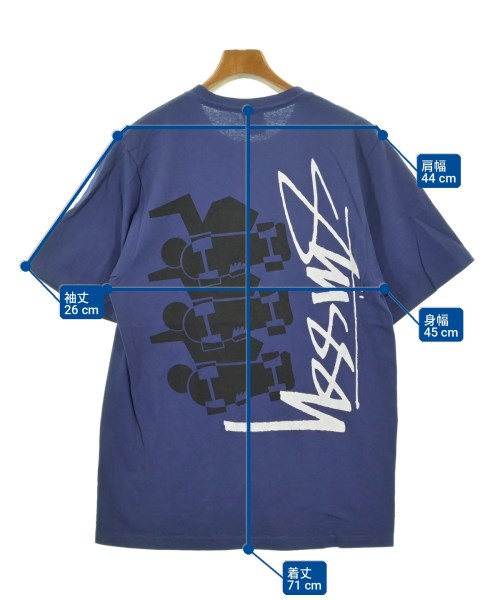 STUSSY（ステューシー）Tシャツ・カットソー 紺 サイズ:S メンズ/2200674737044