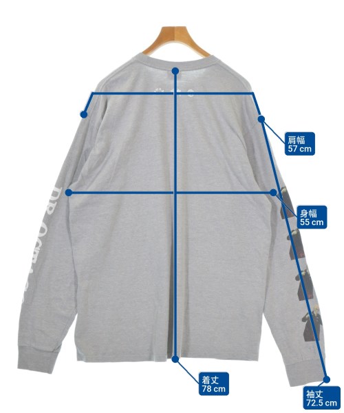 STUSSY（ステューシー）Tシャツ・カットソー グレー サイズ:XL メンズ/2200674737051