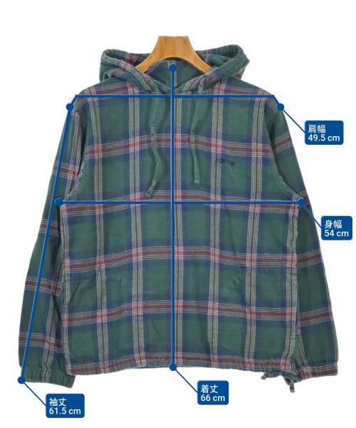 STUSSY（ステューシー）カジュアルシャツ 緑 サイズ:M メンズ/2200676563023