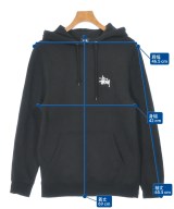 STUSSY（ステューシー）パーカー 黒 サイズ:S メンズ/2200672219153