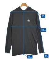 STUSSY（ステューシー）パーカー 黒 サイズ:S メンズ/2200672219313