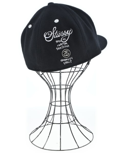 STUSSY（ステューシー）キャップ 黒 サイズ:58.7cm メンズ/2200676868050