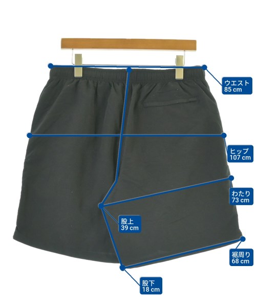 STUSSY（ステューシー）ショートパンツ 黒 サイズ:L メンズ/2200673889010