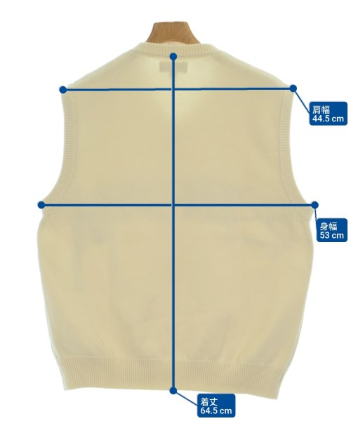 STUSSY（ステューシー）ベスト 白 サイズ:M メンズ/2200679716211