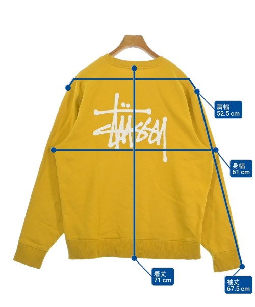 STUSSY（ステューシー）スウェット 黄 サイズ:L メンズ/2200680164087