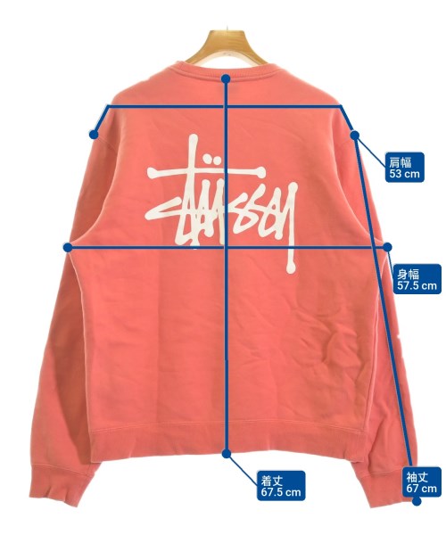 STUSSY（ステューシー）スウェット ピンク サイズ:L メンズ/2200680164094