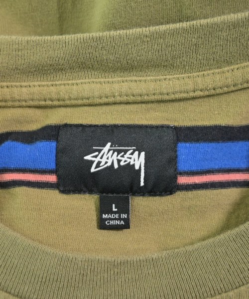 STUSSY（ステューシー）Tシャツ・カットソー カーキ サイズ:L メンズ/2200680164117