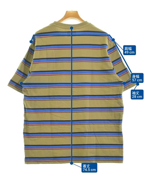 STUSSY（ステューシー）Tシャツ・カットソー カーキ サイズ:L メンズ/2200680164117