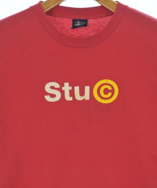 STUSSY（ステューシー）Tシャツ・カットソー 赤 サイズ:M メンズ/2200680717054