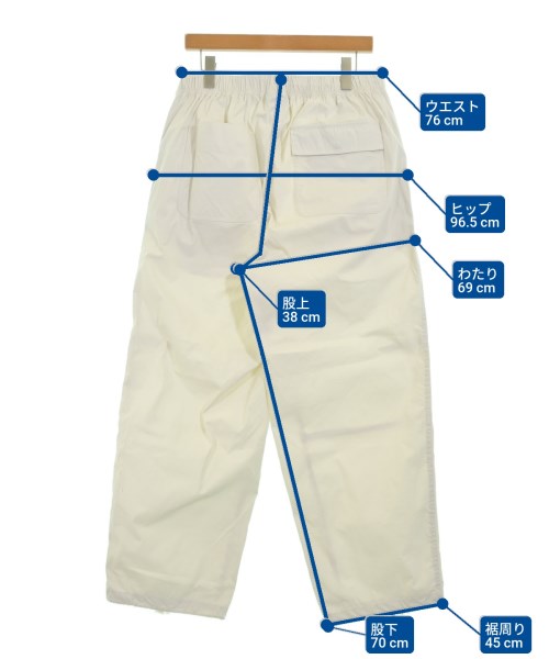 STUSSY（ステューシー）カーゴパンツ 白 サイズ:S メンズ/2200681908048