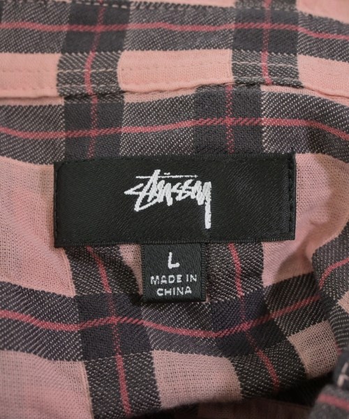 STUSSY（ステューシー）カジュアルシャツ ピンク サイズ:L メンズ/2200681908147