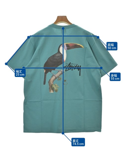STUSSY（ステューシー）Tシャツ・カットソー 青 サイズ:L メンズ/2200681908154