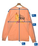 STUSSY（ステューシー）Tシャツ・カットソー オレンジ サイズ:L メンズ/2200681908178