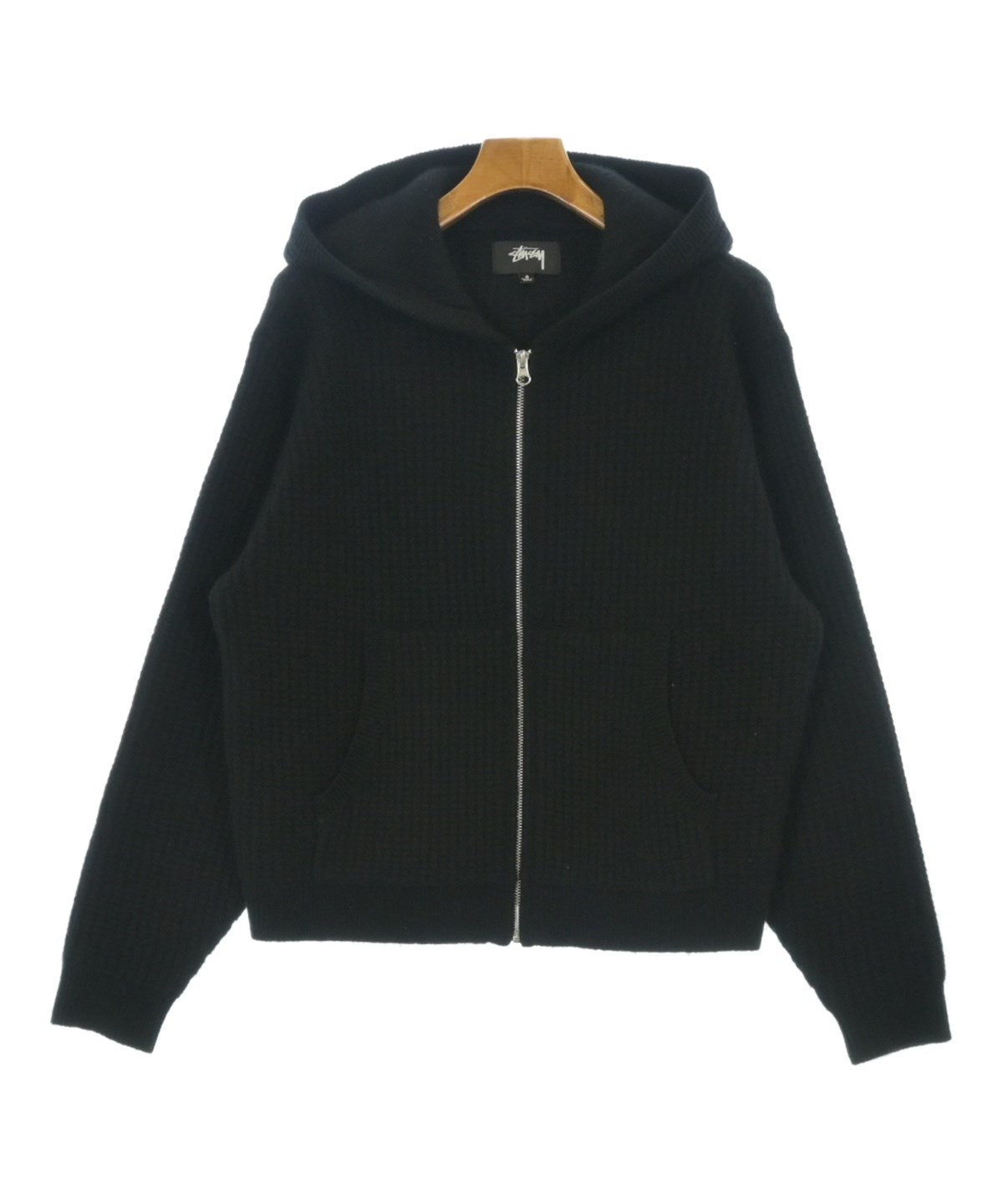 STUSSY（ステューシー）カーディガン 黒 サイズ:S メンズ