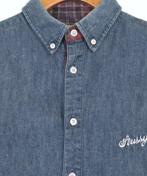 STUSSY（ステューシー）カジュアルシャツ 紺 サイズ:M メンズ/2200688675059