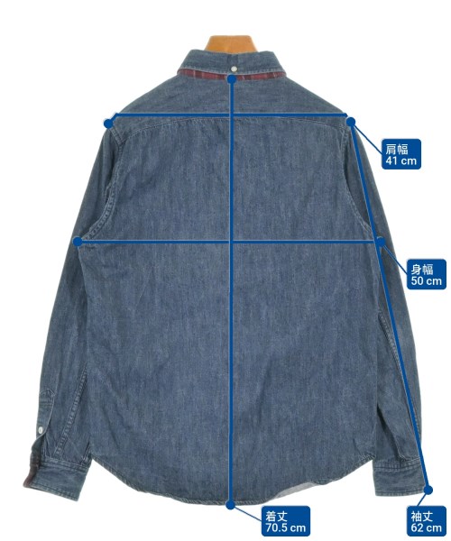 STUSSY（ステューシー）カジュアルシャツ 紺 サイズ:M メンズ/2200688675059