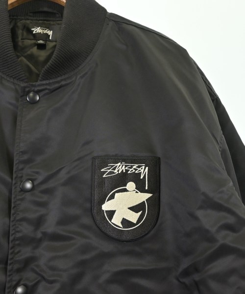 STUSSY（ステューシー）スタジャン 黒 サイズ:XL メンズ/2200694287017