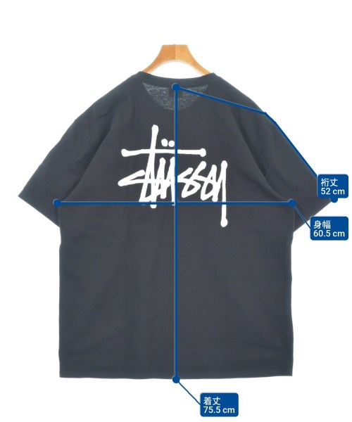 STUSSY（ステューシー）Tシャツ・カットソー 黒 サイズ:XL メンズ/2200695147143