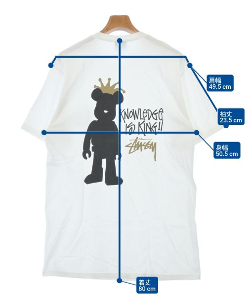 STUSSY（ステューシー）Tシャツ・カットソー 白 サイズ:L メンズ/2200696043048